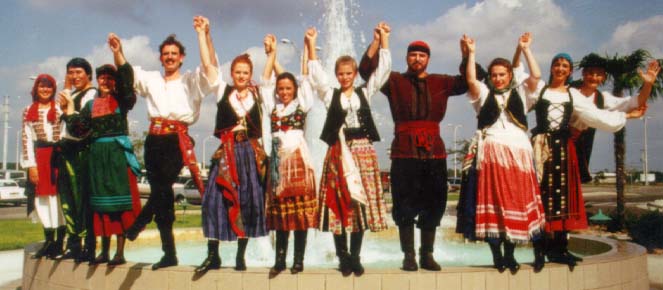 UF Folkdancers, the cast of DRACULA 1992